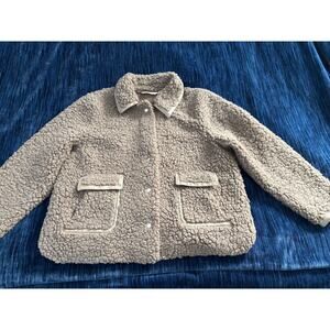 Pre-loved Soft Surroundings sherpa faux fur Jacket Size Large